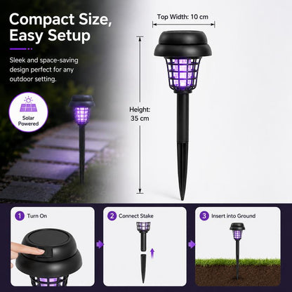 Solar Mosquito Zapper Light – Outdoor Garden