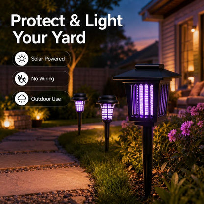 Solar Mosquito Zapper Light – Outdoor Garden